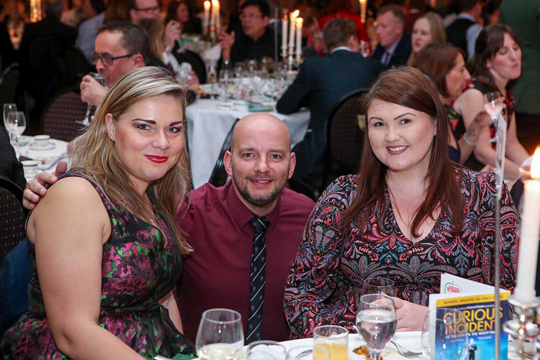 Anton and Erin presenting the Group Leisure Awards