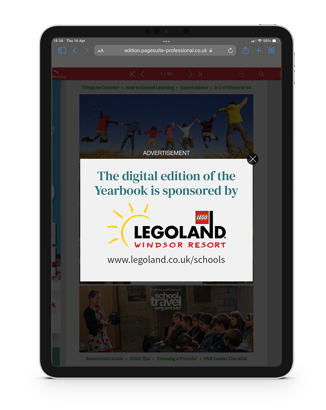 LOtC Yearbook digital edition sponsorship